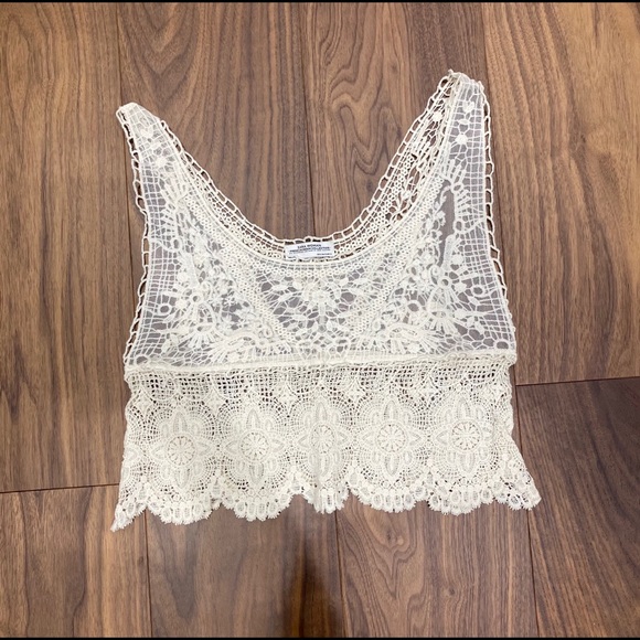 Zara Crochet Crop Top